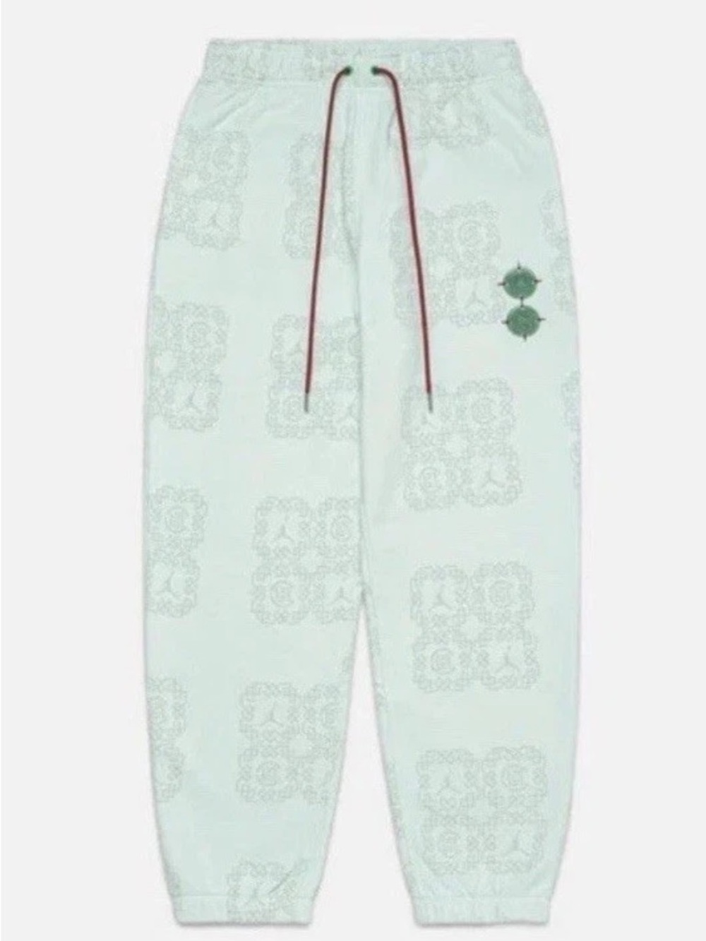 Nike Jordan x Clot Jade Men’s Fleece Sweatpants Green Jade Size M DO0009-394